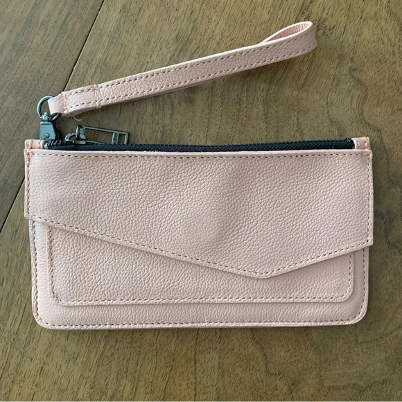 Botkier Leather Cobble Hill Wristlet Wallet - Peach - NWT - Picture 3 of 8
